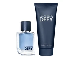 Set Calvin Klein: Defy Woody-aromatic Dušo želė ir Šampūnas 2-in-1, 100 ml + Defy Eau De Toilette vyrams, 50 ml