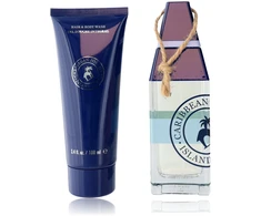 Set Caribbean Joe: Island Supply Azure Sails Eau De Toilette For Men, 125 ml + Island Supply Azure Sails Dušo želė &amp; Šampūnas 2-In-1, 100 ml
