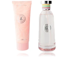Set Caribbean Joe: Island Supply Paradise Isle Eau De Parfum For Women, 100 ml + Island Supply Paradise Isle Hydrating Losjonas kūnui, 100 ml