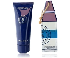 Set Caribbean Joe: Island Supply Sapphire Sands Eau De Toilette For Men, 125 ml + Island Supply Sapphire Sands Dušo želė &amp; Šampūnas 2-In-1, 100 ml