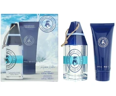 Set Caribbean Joe: Island Supply Turquoise Waters Eau De Toilette For Men, 125 ml + Island Supply Turquoise Waters Dušo želė &amp; Šampūnas 2-In-1, 100 ml