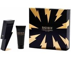 Set Carolina Herrera: Bad Boy, Dušo želė, For All Skin Types, 100 ml + Bad Boy, Eau De Toilette, For Men, 100 ml