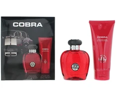 Set Carroll Shelby: Raudona Cobra Dušo želė &amp; Šampūnas 2-In-1, 150 ml + Raudona Cobra Eau De Toilette For Men, 100 ml