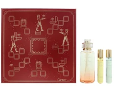 Set Cartier: Rivieres de Cartier Insouciance Eau De Toilette Unisex, 100 ml + Rivieres de Cartier Luxuriance Eau De Toilette Unisex, 10 ml + Allegresse Eau De Toilette Unisex, 10 ml