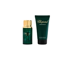 Set Chopard: Cedar Malaki Eau De Parfum Unisex, 80 ml + Cedar Malaki Cleansing &amp; Moisturising Dušo želė For All Skin Types, 150 ml