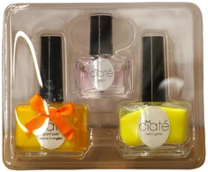 Set Ciate: Paint Pot Top Coat Nagų lakas Juodas Light, 5 ml + Paint Pot Nagų lakas Neon Glitter, 10 g + Paint Pot Nagų lakas Neon Oranžinis 13.5 ml