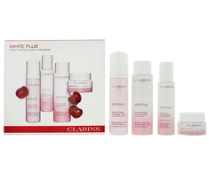 Set Clarins: Baltas Plus Hydrating Day Emulsion For Face, 75 ml + Baltas Plus Brightening Cleansing Foam, 150 ml + Baltas Plus Brightening Lotion For Face, 200 ml + Baltas Plus Brightening Gel Mask For Face, 50 ml