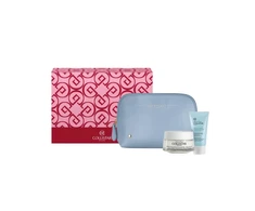 Set Collistar: Pure Actives, Collagen+ Malachite, Firming, Day &amp; Night, Kreminis, For Face &amp; Neck, 50 ml + Pure Actives, Hyaluronic Acid, Hydrating, Soothing, Kreminis Mask, For Face, 75 ml + The Bridge, GWP Textile Pouch, Mėlyna