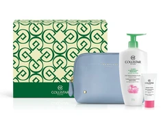 Rinkinys „Collistar“: „Special Perfect Body“ – giliai drėkinamasis fluidas su itališko bijūno ekstraktu, drėkinamasis dieninis losjonas kūnui, 400 ml + „Idro-Attiva+“ giliai drėkinamasis gelis veidui, 25 ml + „The Bridge GWP“ tekstilinė dėžutė Mėlyna