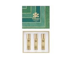 Set Creed: Aventus Eau De Parfum For Men, 10 ml + Žalias Irish Tweed Eau De Parfum For Men, 10 ml + Sidabrinis Mountain Vanduo Eau De Parfum For Men, 10 ml