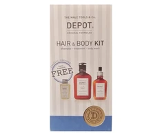 Set Depot: 100 Hair Cleansing No. 103 Pro-Vitamin B5 Hair Šampūnas For Hydration, 250 ml + 200 Hair Treatments No. 202 Botanical Complex Hair Leave-In Conditioner For Hydration, 100 ml + 600 Body Solutions No. 601 Botanical Complex Cleansing Classic Cologn