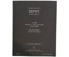 Set, Depot, 800 Skin Specifics No. 806, Hyaluronic Acid, Toning &amp; Revitalizing, Sheet Mask, For Face, Day, 12 pcs, 13 ml