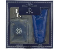 Rinkinys Designer French: „Victory“ tualetinis vanduo vyrams, 100 ml + „Victory“ dušo želė, 120 ml