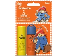 Set Dr. PawPaw: Paddington Bear Original Balm Vegan Lūpų balzamas, 4 g + Paddington Oranžinis Marmalade Hydrating Lūpų balzamas, 4 g + Paddington Bear Metal Keyring