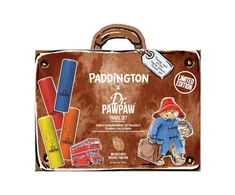 Set Dr. PawPaw: Paddington Oranžinis Marmalade, Hydrating, Lūpų balzamas, 4 g + Paddington Bear Original Balm, Vegan, Lūpų balzamas, 4 g + Strawberry Jam, Hydrating, Lūpų balzamas, 4 g + Hot Chocolate, Hydrating, Lūpų balzamas, 4 g