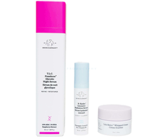 Drunk Elephant Rinkinys „Girtas dramblys“: T.L.C. „Framboos“ glikolinis rafinuojamasis naktinis serumas veidui, 50 ml + „B-Hydra“ intensyviai drėkinamasis serumas veidui, 8 ml + „Lala Retro Recovery Kreminis“ veidui, 15 ml