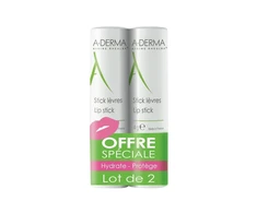 Set Duo A-Derma A-Derma Hydrates Lūpų balzamas Treatment, 2 vnt., 4 ml