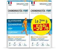 Set Duo, Granions, Chondrosteo+Forte, Support Joint Mobility, Flexibility &amp; Comfort, Capsules, 120 capsules