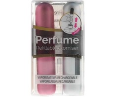 Travalo Set Duo, Pressit, Rožinė &amp; Sidabrinis, Papildomas Atomizer Case, 2 pcs Unisex