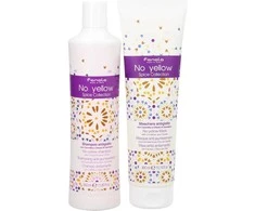 Set Fanola: No Geltona Spice Collection Hair Treatment Kreminis Mask For Neutralisation Of Geltona Tones, 300 ml + No Geltona Spice Collection Hair Šampūnas For Neutralisation Of Geltona Tones, 350 ml
