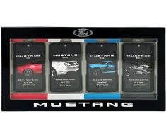 Set Ford: Mustang Raudona, Eau De Toilette, For Men, 20 ml + Mustang Baltas, Eau De Toilette, For Men, 20 ml + Mustang Mėlyna, Eau De Toilette, For Men, 20 ml + Mustang Juodas, Eau De Toilette, For Men, 20 ml