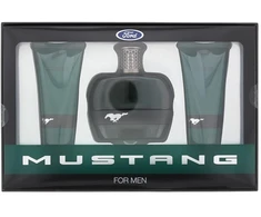 Set Ford: Mustang Žalias Eau De Toilette For Men, 100 ml + Mustang Žalias Hydrating Dušo želė All Skin Types, 100 ml + Mustang Žalias Hydrating After-Shave Balm, 100 ml
