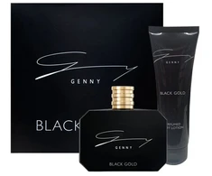 Genny Set : Juodas Gold, Hydrating, Daily, Losjonas kūnui, 100 ml + Juodas Gold, Eau De Toilette, For Women, 100 ml For Women