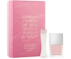 Rinkinys „Ghost“: „Purity“ tualetinis vanduo moterims, 5 ml + „Ghost“ nagų lakas, 10 ml