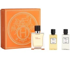 Rinkinys vyrams Hermes Terre D'Hermes, EDT 50 ml, dušo želė 40 ml, losjonas po skutimosi, 40 ml