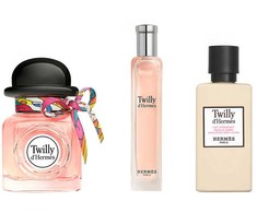 Set Hermes: Twilly d'Hermes Eau De Parfum For Women, 50 ml + Twilly d'Hermes Eau De Parfum For Women, 15 ml + Twilly d'Hermes Losjonas kūnui Body, 40 ml