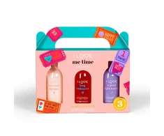I Love Rinkinys, kurį dievinu: „Long Embraces Hydrating Dušo želė visiems odos tipams“, 250 ml + „Coconut Kisses Hydrating Dušo želė visiems odos tipams“, 250 ml + „A Good Night's Sleep Hydrating Dušo želė visiems odos tipams“, 250 ml
