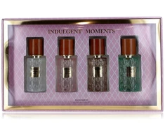 Set Indulgent Moments: Cashmere &amp; Vanilla Eau De Parfum For Women, 15 ml + Rožinė Peony &amp; Vanduo Lotus Eau De Parfum For Women, 15 ml + Neroli &amp; Sea Salt Eau De Parfum For Women, 15 ml + Jasmine Petals &amp; Cedarwood Eau De Parfum For Women, 15 ml