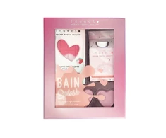 Set Inuwet: Strawberry Bath Bomb, 200 g + Fleur D'Oranger Cleansing Shower Mousse, 230 ml + Donut Bath Bomb, 2 vnt., 30 g