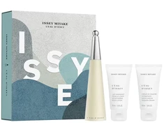 Set Issey Miyake: L'Eau d'Issey, Eau De Toilette, For Women, 50 ml + L'Eau d'Issey, Moisturizing, Losjonas kūnui, 50 ml + L'Eau d'Issey, Moisturizing, Dušo želė, For All Skin Types, 50 ml