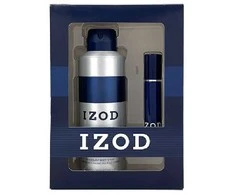 Set Izod: Mėlyna Eau De Toilette For Men, 15 ml + Mėlyna Scented Purškiklis For Men, 200 ml