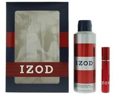 Set Izod: Raudona Scented Purškiklis For Men, 200 ml + Raudona Eau De Toilette For Men, 15 ml