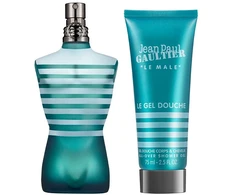 Set Jean Paul Gaultier: Le Male Eau De Toilette For Men, 75 ml + Le Male Cleansing Dušo želė For All Skin Types, 75 ml