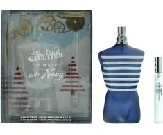 Jean Paul Gaultier rinkinys: Le Male In The Navy tualetinis vanduo vyrams, 125 ml + Le Male In The Navy tualetinis vanduo vyrams, 10 ml