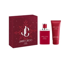 Set Jimmy Choo: Man Extreme Eau De Parfum For Men, 50 ml + Man Extreme Dušo želė For Hair &amp; Body For All Skin Types, 100 ml