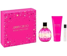 Jimmy Choo Rose Passion Eau De Perfume Purškiklis, 100 ml Set 3 Pieces