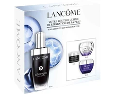 Set Lancome: Renergie HPN 300-Peptide, Anti-Aging, Daily, Kreminis, For Face, 15 ml + Genifique Ultimate, Repairing, Daily, Serum, For Face, 50 ml + Renergie Multi Lift, Moisturizing, Night, Kreminis, For Face, 15 ml + Genifique Ultimate, Revitalising, Day &amp; Night, Paakių kremas, 5 ml *Miniature