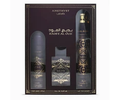 Lattafa Bade'e Al Oud Amethyst EDP Set 100 Desodorante Room Purškiklis