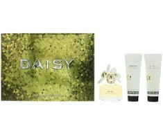 Set Marc Jacobs: Daisy Eau De Toilette For Women, 50 ml + Daisy Hydrating Losjonas kūnui, 75 ml + Daisy Dušo želė All Skin Types, 75 ml