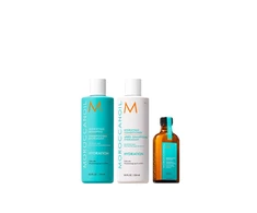 Set Moroccanoil: Hydration Paraben-Free Hair Conditioner Moisture And Shine, 250 ml + Hydration Paraben-Free Hair Šampūnas Moisture And Shine, 250 ml + Moroccanoil Hair Oil Treatment Revitalizing &amp; Fortifying, 50 ml