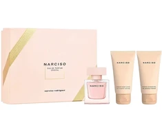 Set Narciso Rodriguez: Cristal, Eau De Parfum, For Women, 50 ml + Cristal, Hydrating, Losjonas kūnui, 50 ml + Cristal, Cleansing, Dušo želė, All Over The Body, For All Skin Types, 50 ml