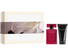 Set Narciso Rodriguez: For Her Intense Eau De Parfum For Women, 50 ml + For Her Intense Hydrating Losjonas kūnui, 50 ml