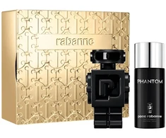 Set Paco Rabanne: Phantom In Raudona Eau De Parfum For Men, 100 ml + Phantom In Raudona Dezodorantas Purškiklis For Men, 150 ml