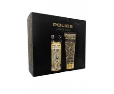 Set Police: Amber Gold Eau De Toilette For Women, 100 ml + Amber Gold Hydrating Losjonas kūnui, 125 ml