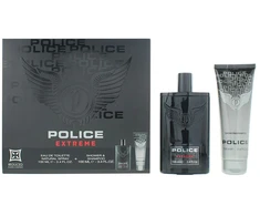 Set Police: Extreme Eau De Toilette For Men, 100 ml + Extreme Dušo želė &amp; Šampūnas 2-In-1, 100 ml