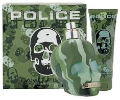 Set Police: To Be Camouflage Eau De Toilette For Men, 75 ml + To Be Camouflage Hydrating Losjonas kūnui, 100 ml